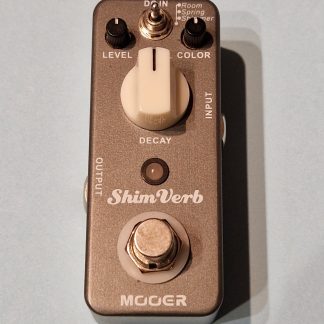 Mooer ShimVerb shimmer reverb effects pedal