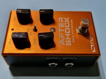 Source Audio Aftershock Bass Distortion effects pedal left side