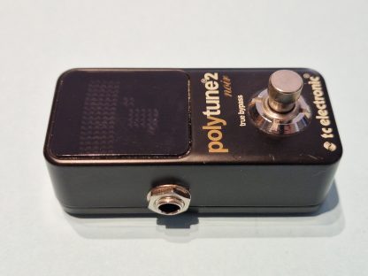 tc electronic Polytune 2 noir tuner pedal left side