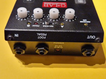 G-Lab DR-3 Dual Reverb effects pedal top side