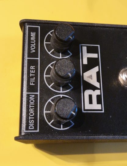 ProCo Rat 2 distortion effects pedal controls
